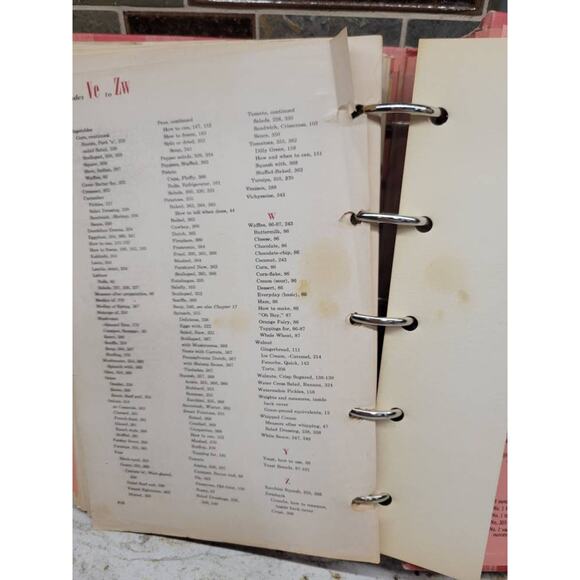 Vintage Better Homes and Gardens New Cookbook, Red Plaid Binder Tabbed - Picture 9 of 9